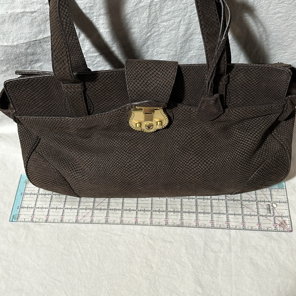 Talbots brown leather bag - Picture 5 of 8
